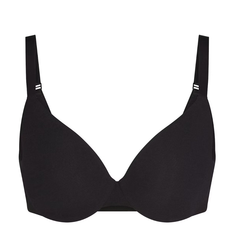Skims Everyday Cotton Lightly Lined Full Coverage Bra Onyx BR-LIG-11424W 42D